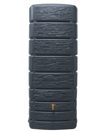 Garantia Slim Stone Regnvandsbeh  500l Grå Granit Med Plasthane