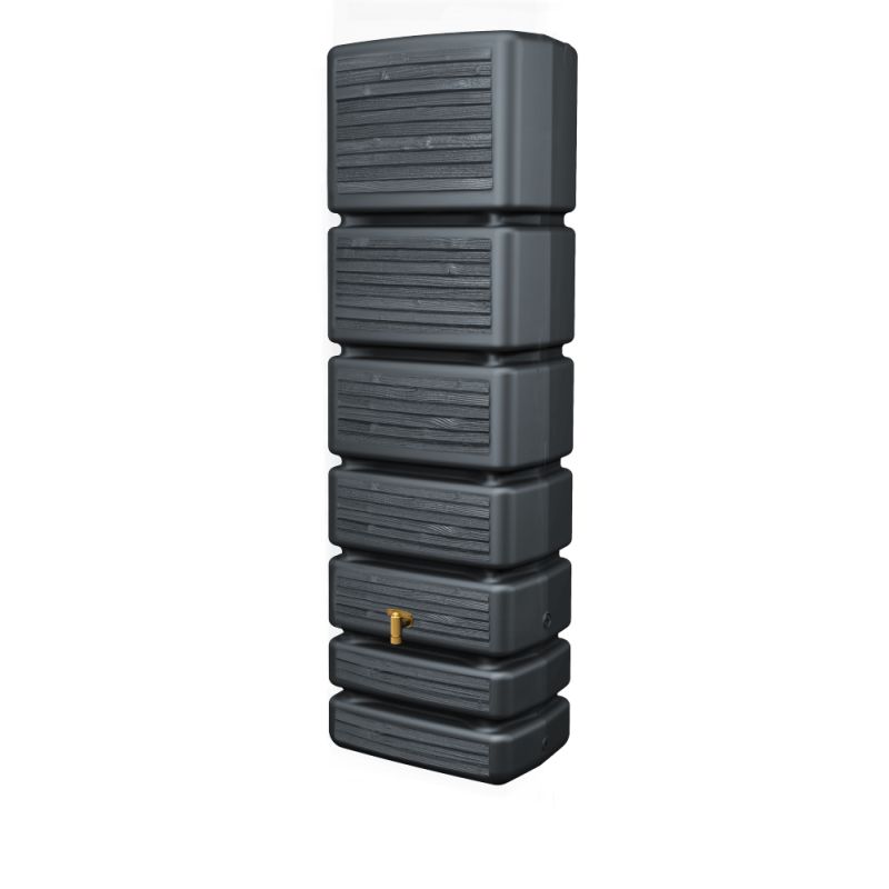 Garantia Slim Wood Regnvandsbeh  350l Antracit