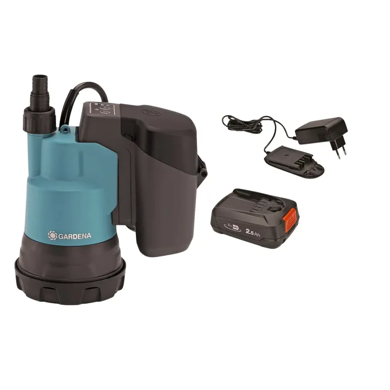 Gardena  Dykpumpe 2000   18v Inkl Batt Og Lader    14600-20