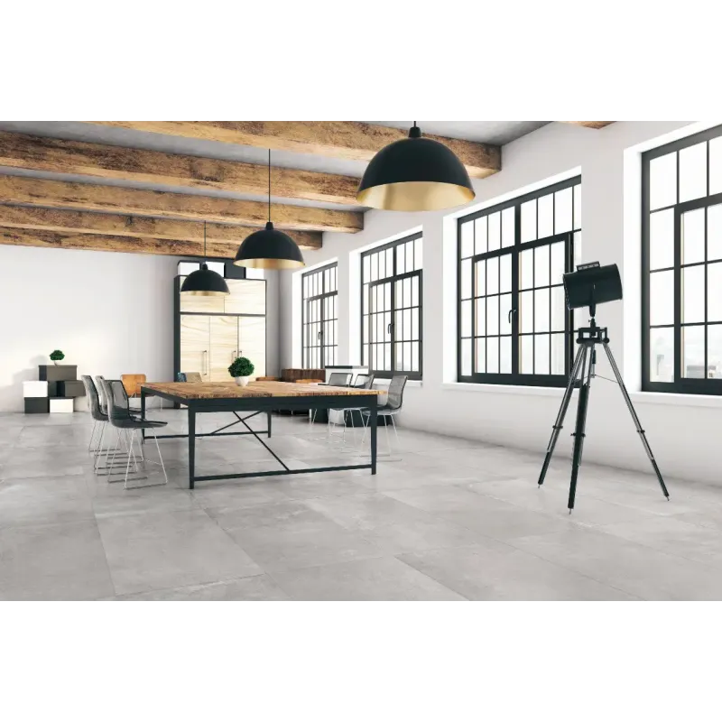 Dado Ceramica Gare Light Grey Rett  60x120 Flise
