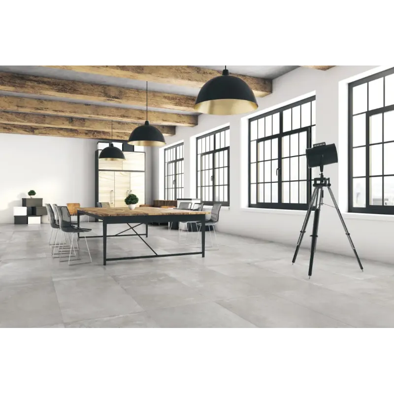 Dado Ceramica Gare Light Grey Rett  60x60 Flise