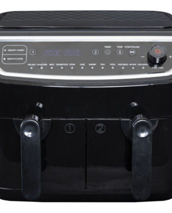 Gastronoma Dobbelt Airfryer 2400w  9l  Sort Airfryer