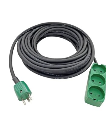 Gripo Kabelsæt  -jord Neopren 3x1 5mm2 16a 250v 15m  -stik 20341