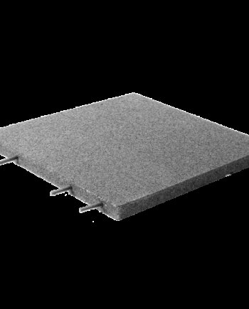 Gummiflise 50x50x3 Cm Grå Nordic Play Active 30 M2 120 Stk  810-177