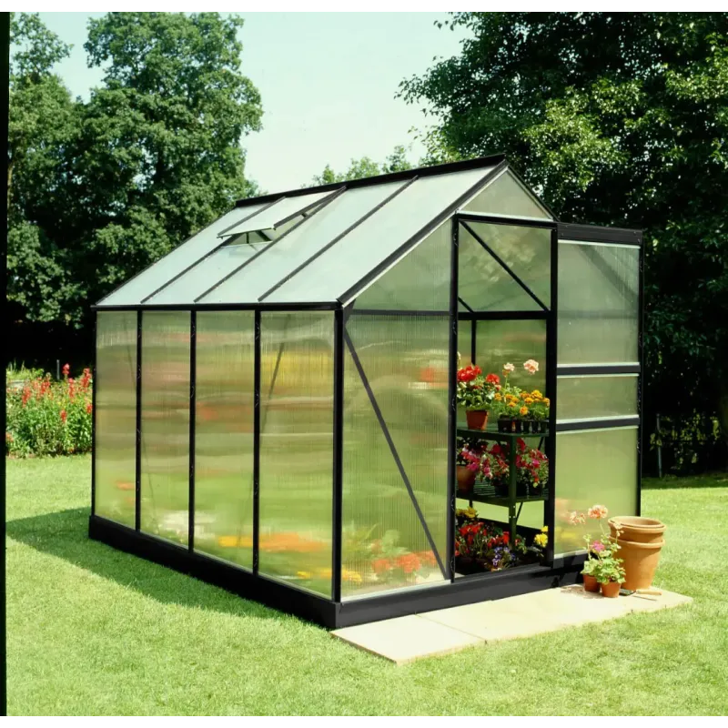 Halls Drivhus Popular 86 Sort     Mm Poly  F09709