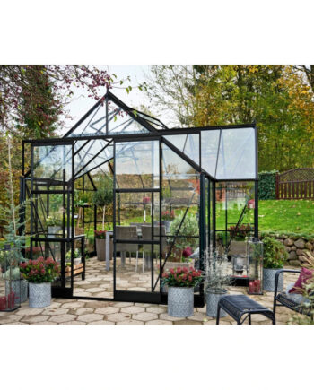 Halls Icon Gardenhouse      13   Mâ        12  Sort     Mm Hærdet Glas