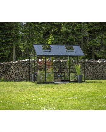 Halls Icon Planthouse          Mâ        12  Sort     Mm Hærdet Glas