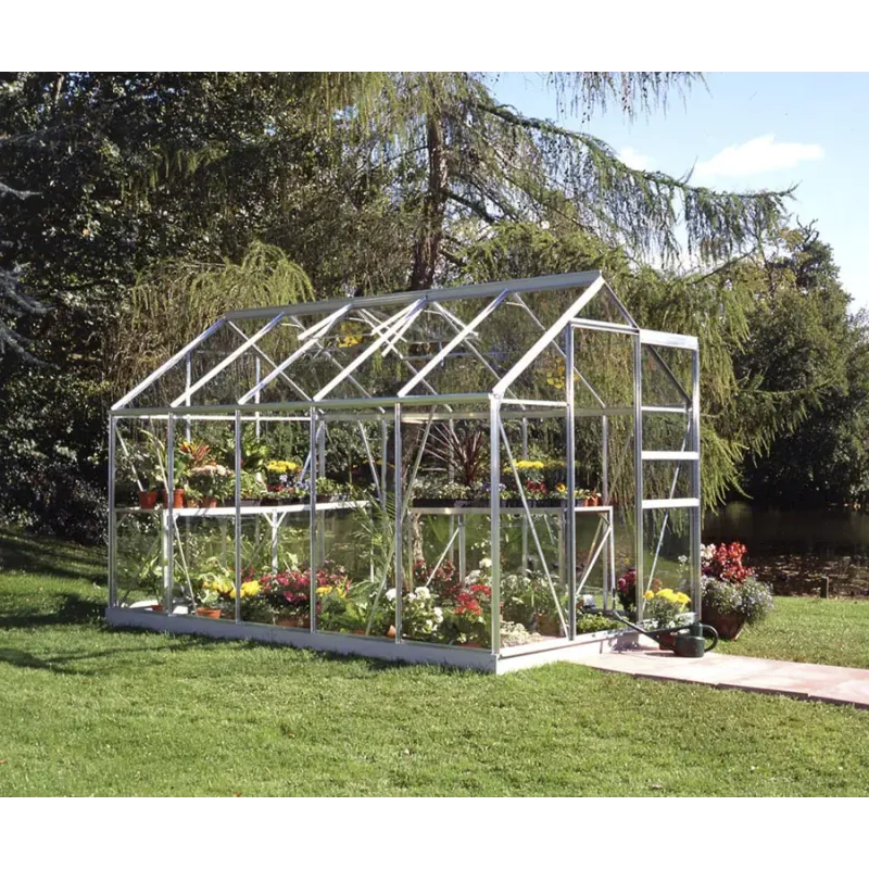 Halls Popular 106  Drivhus   2mâ   Med   Mm Glas Inkl  Fundament F09188