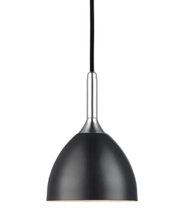 Halo Design Bellevue Pendel ø14 Sort   Krom 741076