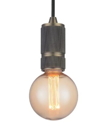 Halo Design Halo Mini Fatningssæt E14 Antik Messing   5mkabel 737123