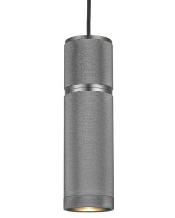 Halo Design Halo- The Pendant Cylinder Pendel   Metal Gun Black ø12   5m Kabel