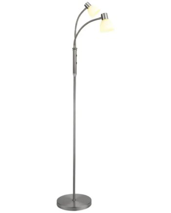 Halo Design Hudson Gulvl  Led 2l G9  Opal Glas    -stål 736904