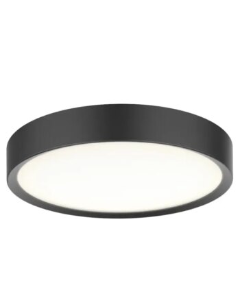 Halo Design Led Plafond  Quot Universal Quot    Step ø28 12w Ip44  Sort 719938