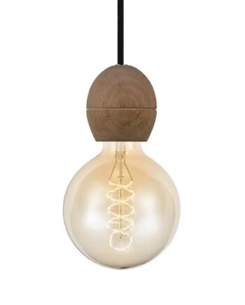 Halo Design Light Fatningssæt E27 Mørk-træ 716814