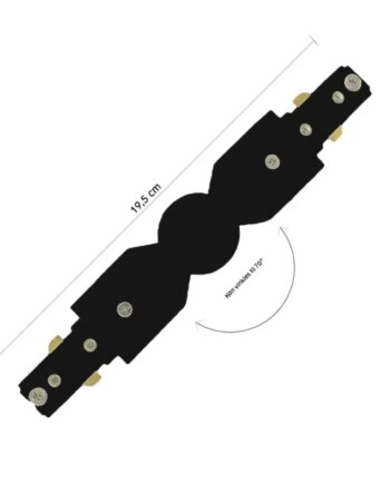 Halo Design Midter Tilslutning Halo Track Sort 720187