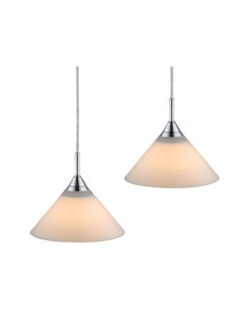 Halo Design Skomager Pendel Sæt 2l Opal Glas 730469