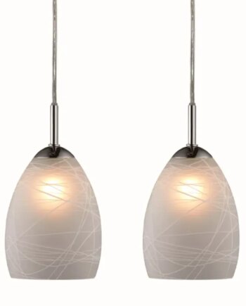 Halo Design Winner Pendel Sæt 2l Mat-deco-glas 730438