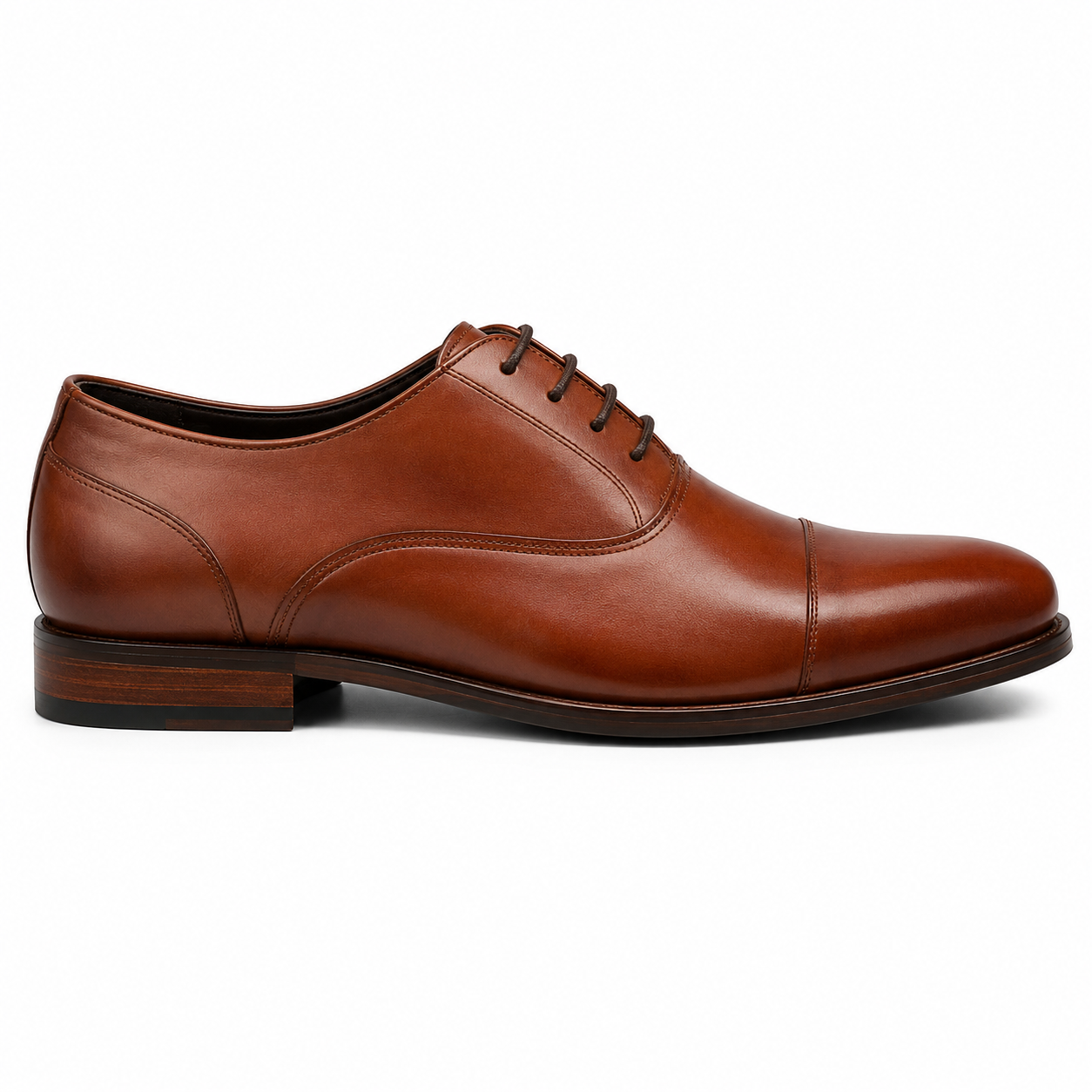 Herre Lædersko Cognac 39