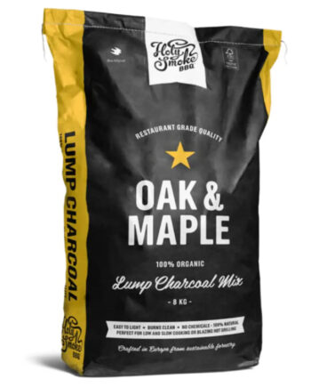 Holy Smoke Bbq Restaurant Grade Premium Trækul Eg   Ahorn   Kg
