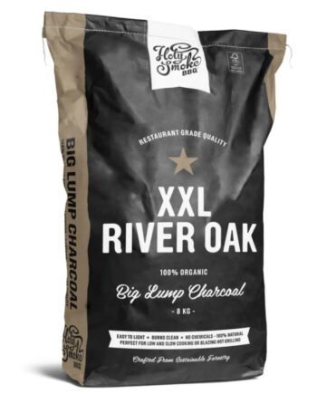 Holy Smoke Bbq Restaurant Grade Premium Trækul    Riveroak   Kg