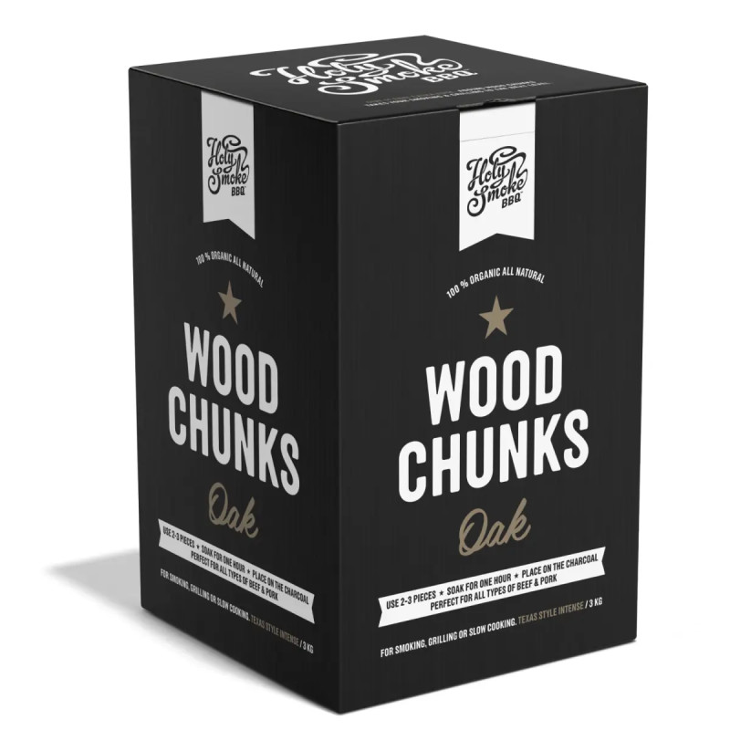 Holy Smoke Bbq Røgtræ Chunks Eg Kg