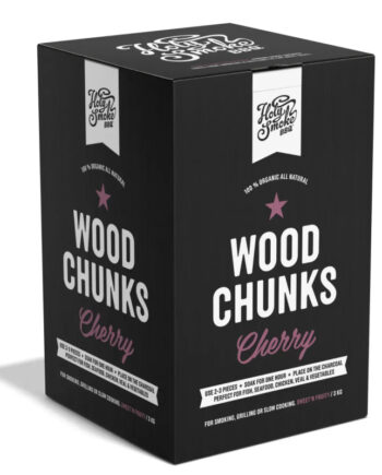 Holy Smoke Bbq Røgtræ Chunks Kirsebær   Kg
