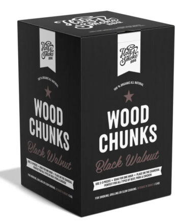Holy Smoke Bbq Røgtræ Chunks Sort Valnød   Kg