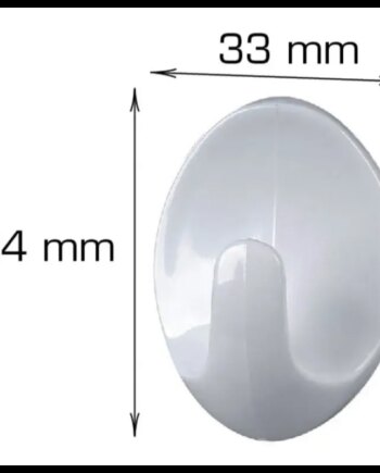 Home It Selvklæbende Krog 33   54 Mm Plast   Stk