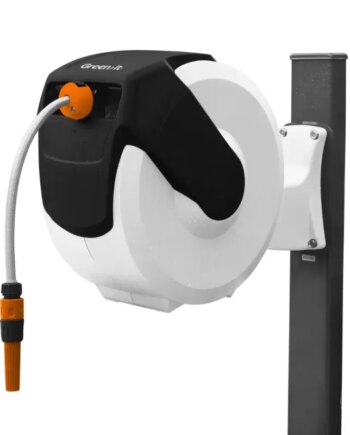 Home It Slangeboks Med Automatisk Oprul 35 Meter Slange   Bar