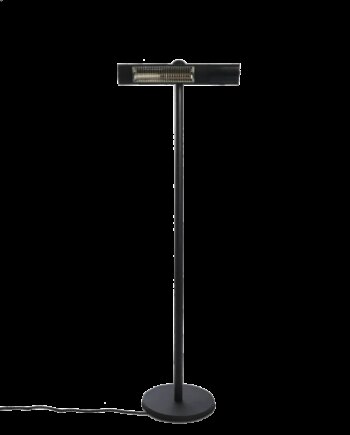 Hortus Terrassevarmer Gulvmodel Gt 500 1000 1500w Sort Inkl  Fjernbetjening