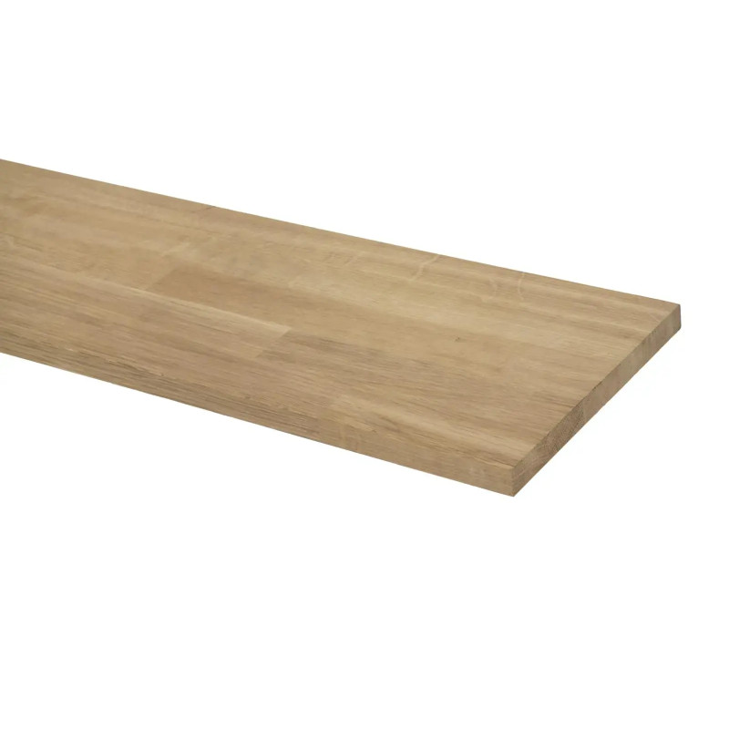 Hylde Massivtræ Eg  Ubehandlet 2000x300x18 Mm