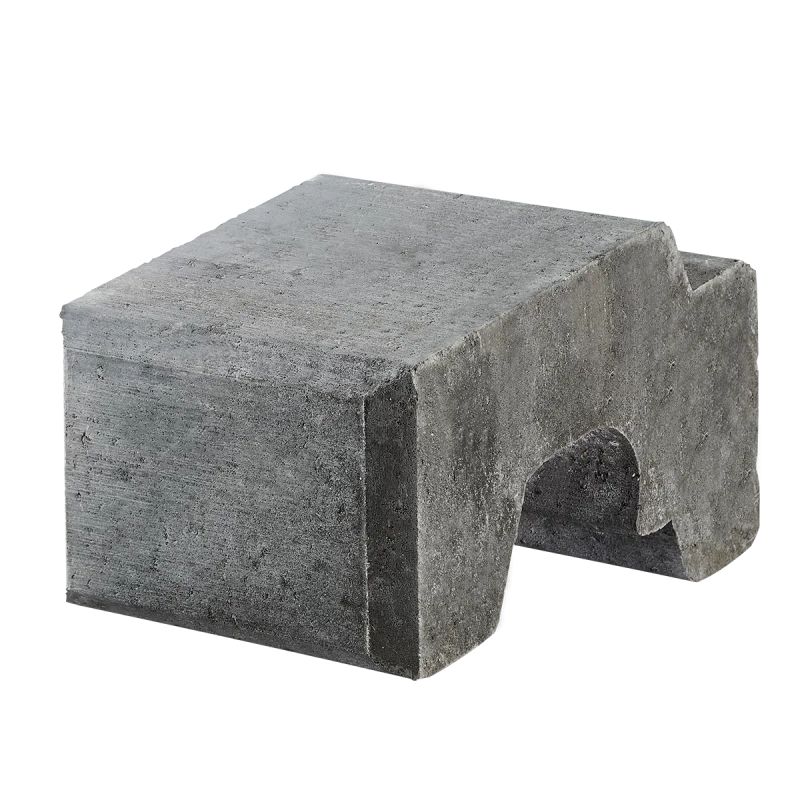 Ibf Danblokke Normal Sort Antracit 17x25x33cm