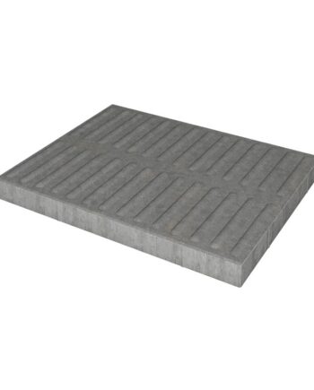 Ibf Fortovsflise Taktil   28 Ledel  Tværs Grå 7x62 5x80cm