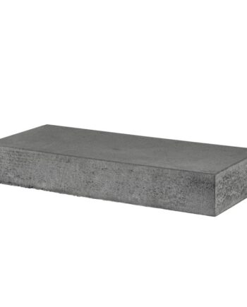 Ibf Trappetrin Lige Kant Sort Antracit 15x100x40cm