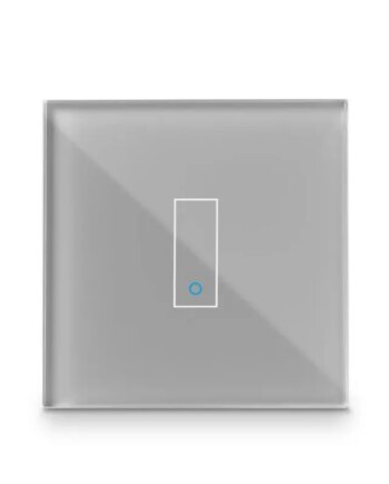 Iotty Smart Switch Single Button Faceplate Design Your Own Smart Switch Colour: Grey