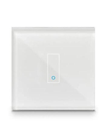 Iotty Smart Switch Single Button Faceplate Design Your Own Smart Switch Colour: White