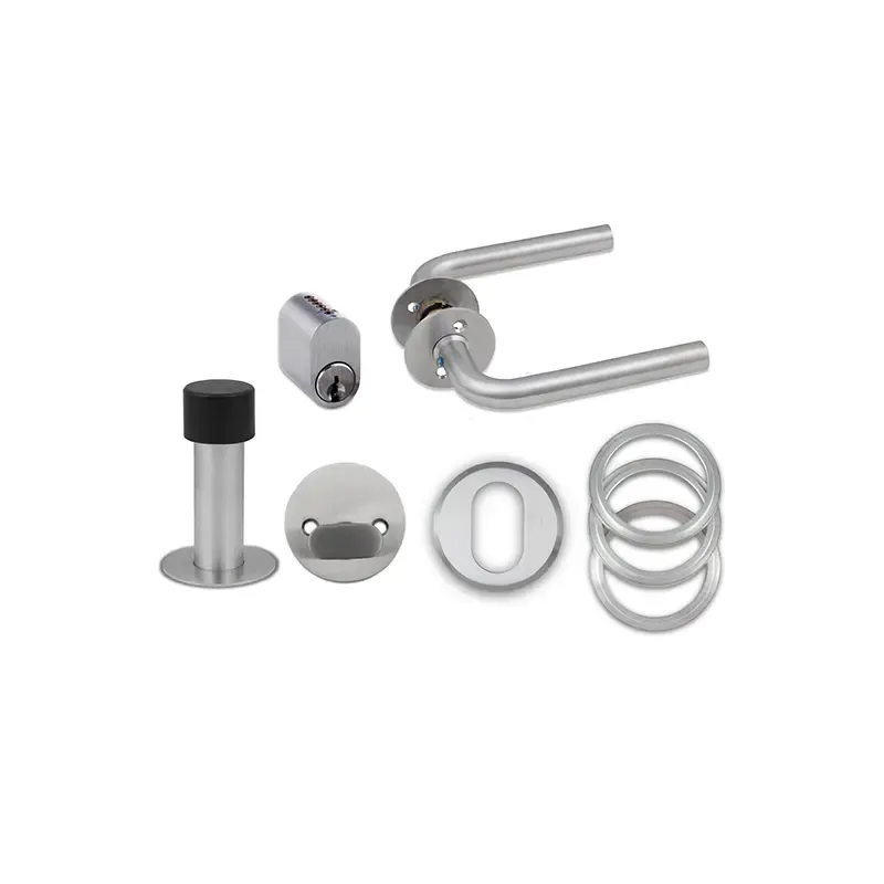 Jasa Kombisæt  -form 19mm Greb Vrider  Unicylringe  Dørstop   Cyl  13398