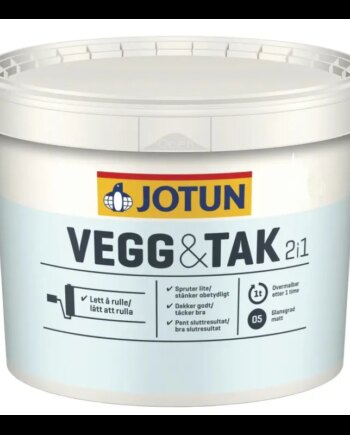 Jotun Væg Og Loft Hvid 9lt