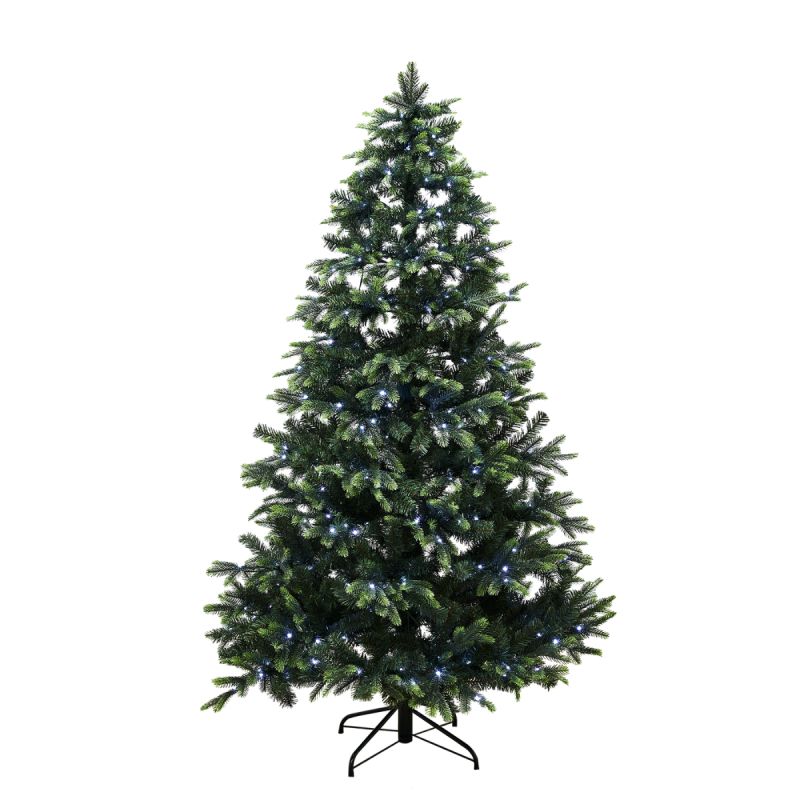 Juletræ Kunstig Pe Pvc Limited Edition Klasse 180x124 Cm Color Og White Led Nordic Winter