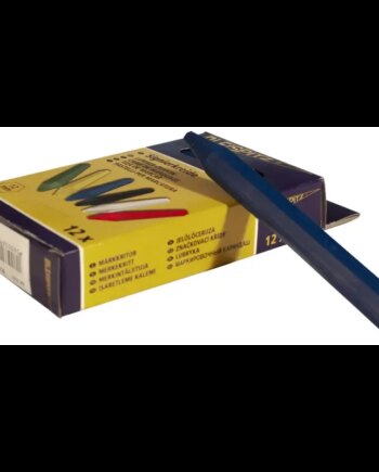 Jumbo Blåt Tømrerkridt 12x120mm æske   12 Stk  Bly402