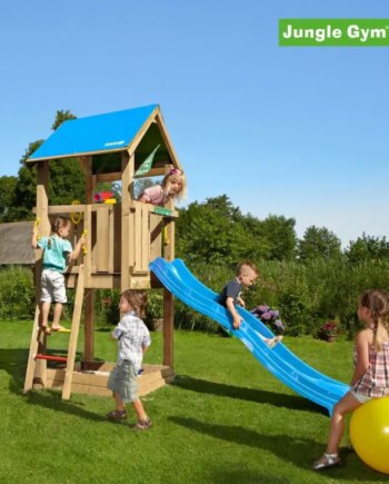 Jungle Gym Castle Legetårn Komplet Inkl  Rutschebane 804-280n