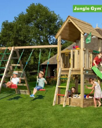 Jungle Gym Club Legetårn Komplet Inkl  Climb Module Xtra Ekskl  Rutschebane 804-284cb