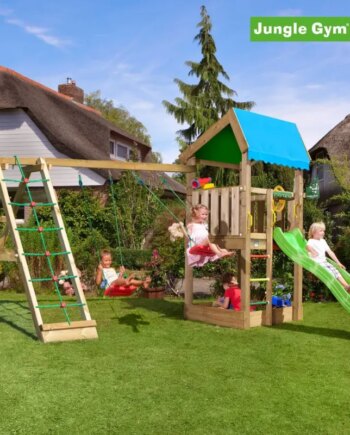 Jungle Gym Home Legetårn Komplet Inkl  Climb Module Xtra Ekskl  Rutschebane 804-315cb