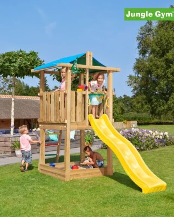 Jungle Gym Hut Legetårn Komplet Ekskl  Rutschebane 804-282b