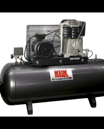 Kgk Kompressor  300 858   5hk  2cyl  Kileremstrukket 300l Tank
