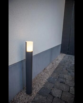 Lutec Bedlampe Cyra  Mørkegrå 78x650x78mm