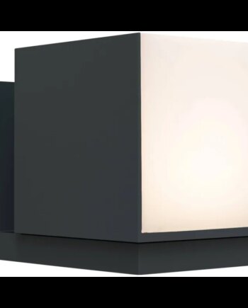 Lutec Udendørs Væglampe Cuba Mørkegrå    100x148x116mm  Enkel Og Moderne Væglampe