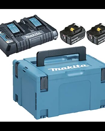 Makita Batteripakke 2xbl1860b Dc18rd 198077-
