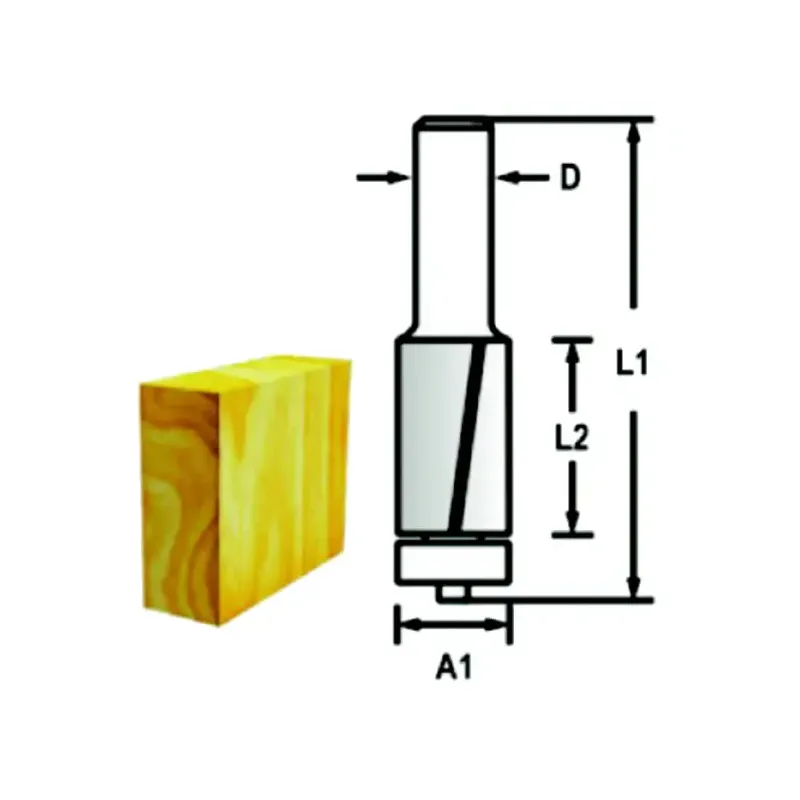 Makita Kantfræser 12 7mm  -skærs  -47715