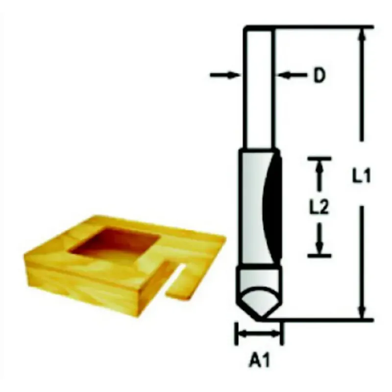 Makita Pilot Panel Fræser   5mm  -47793